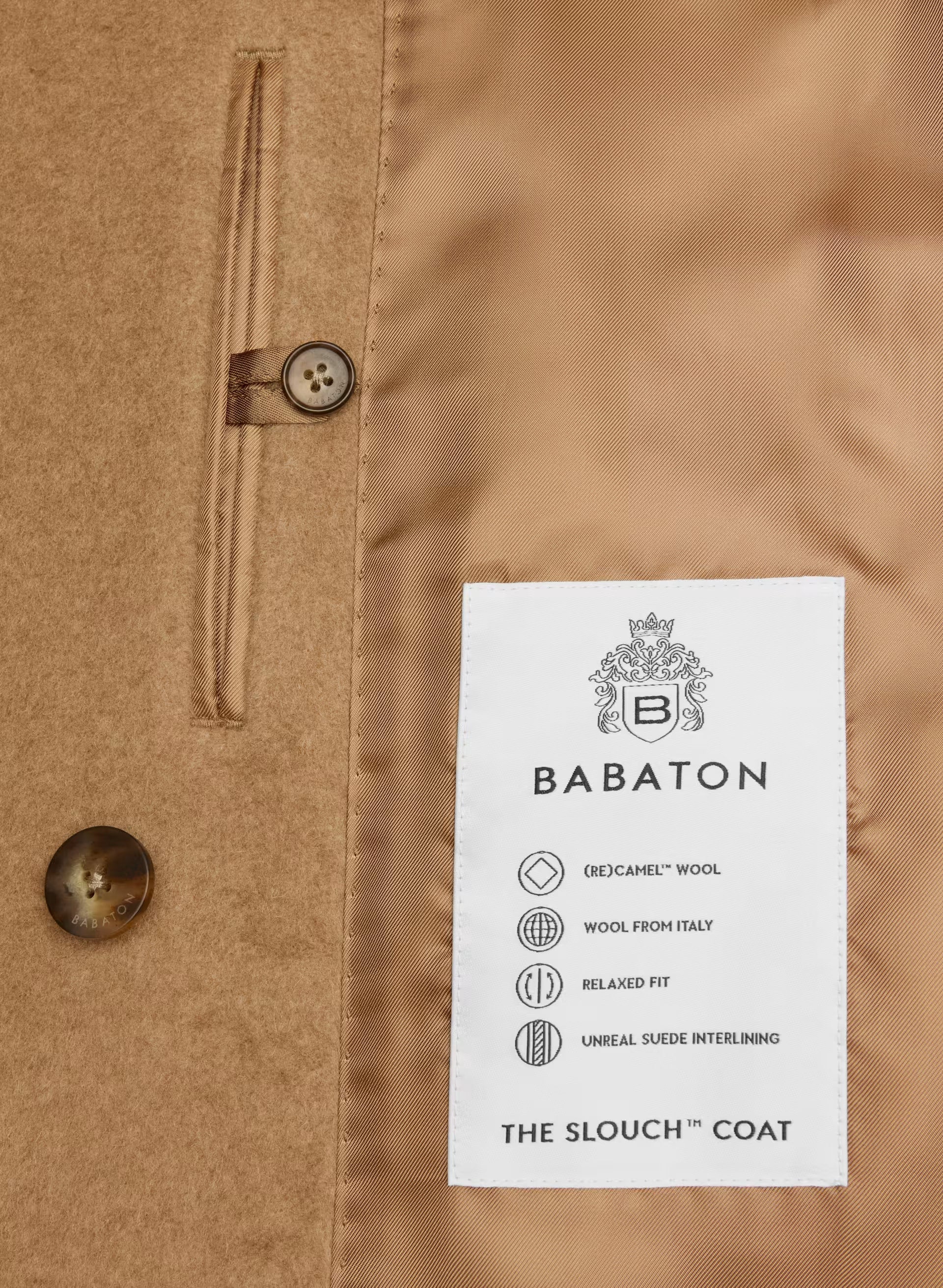 The Slouch™ Coat New - (Re)Camel Wool - COCOA SAND