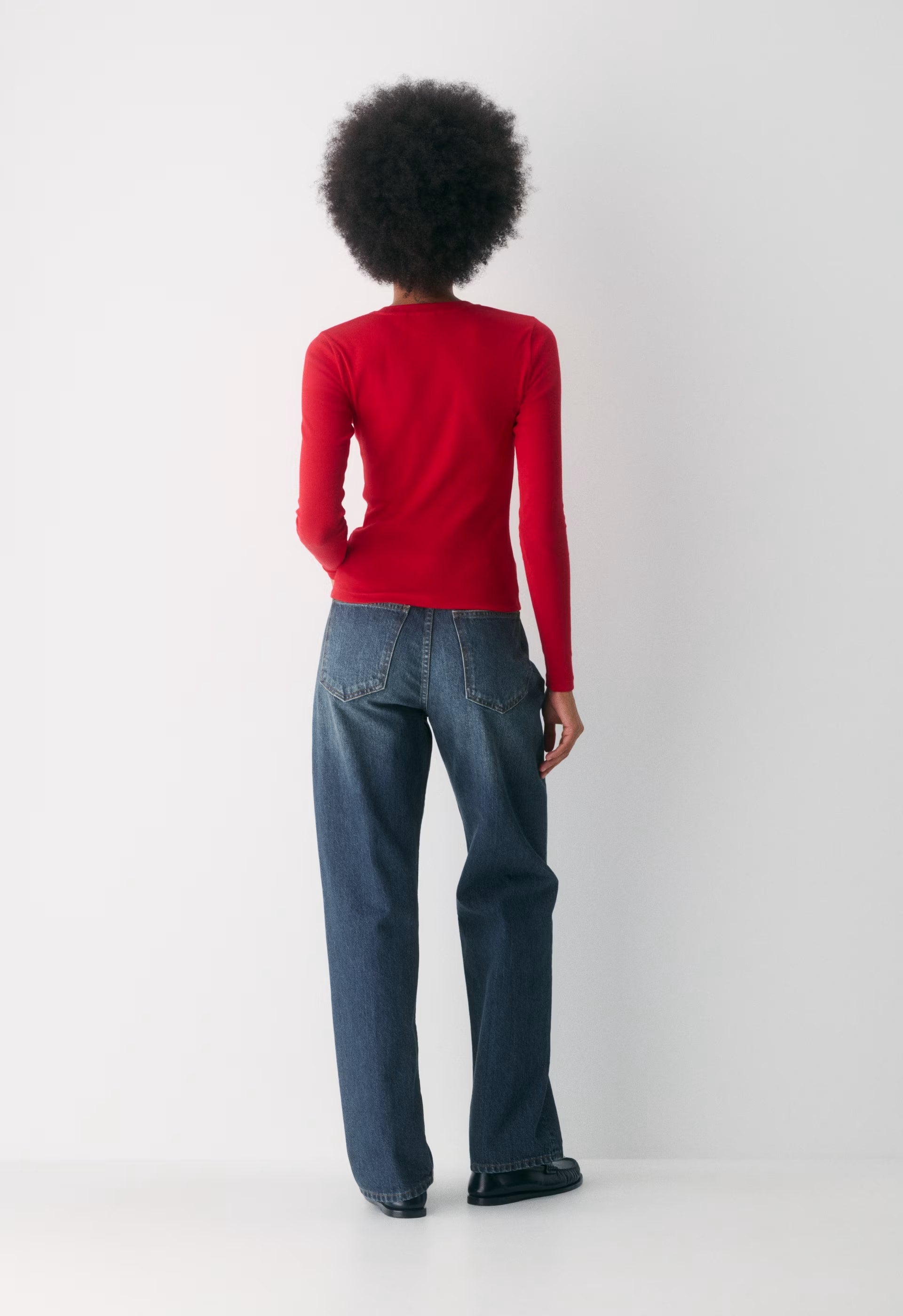 HomeStretch™ Rib Solo Longsleeve - FLASHING RED
