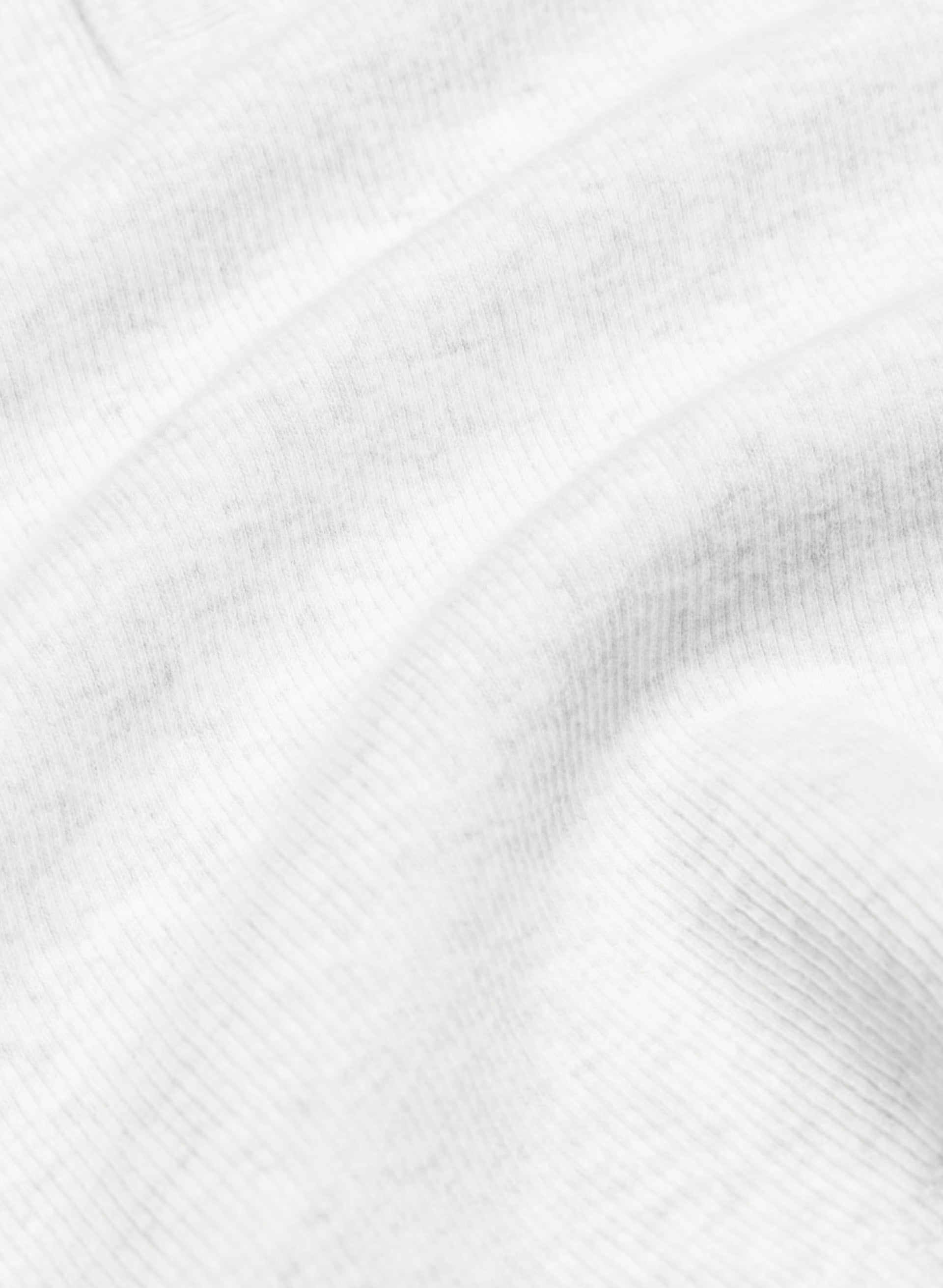 HomeStretch™ Rib Acoustic Henley - HEATHER CLOUD WHITE