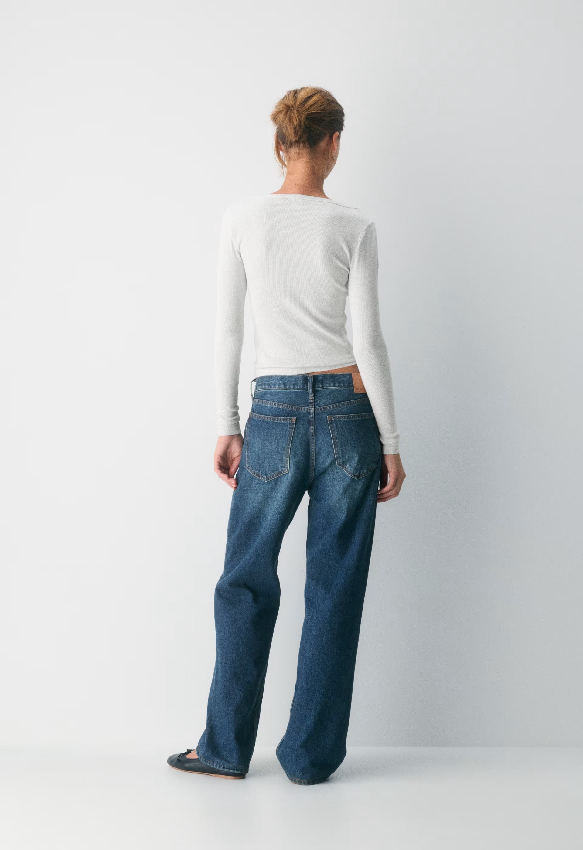 HomeStretch™ Rib Acoustic Henley - HEATHER CLOUD WHITE