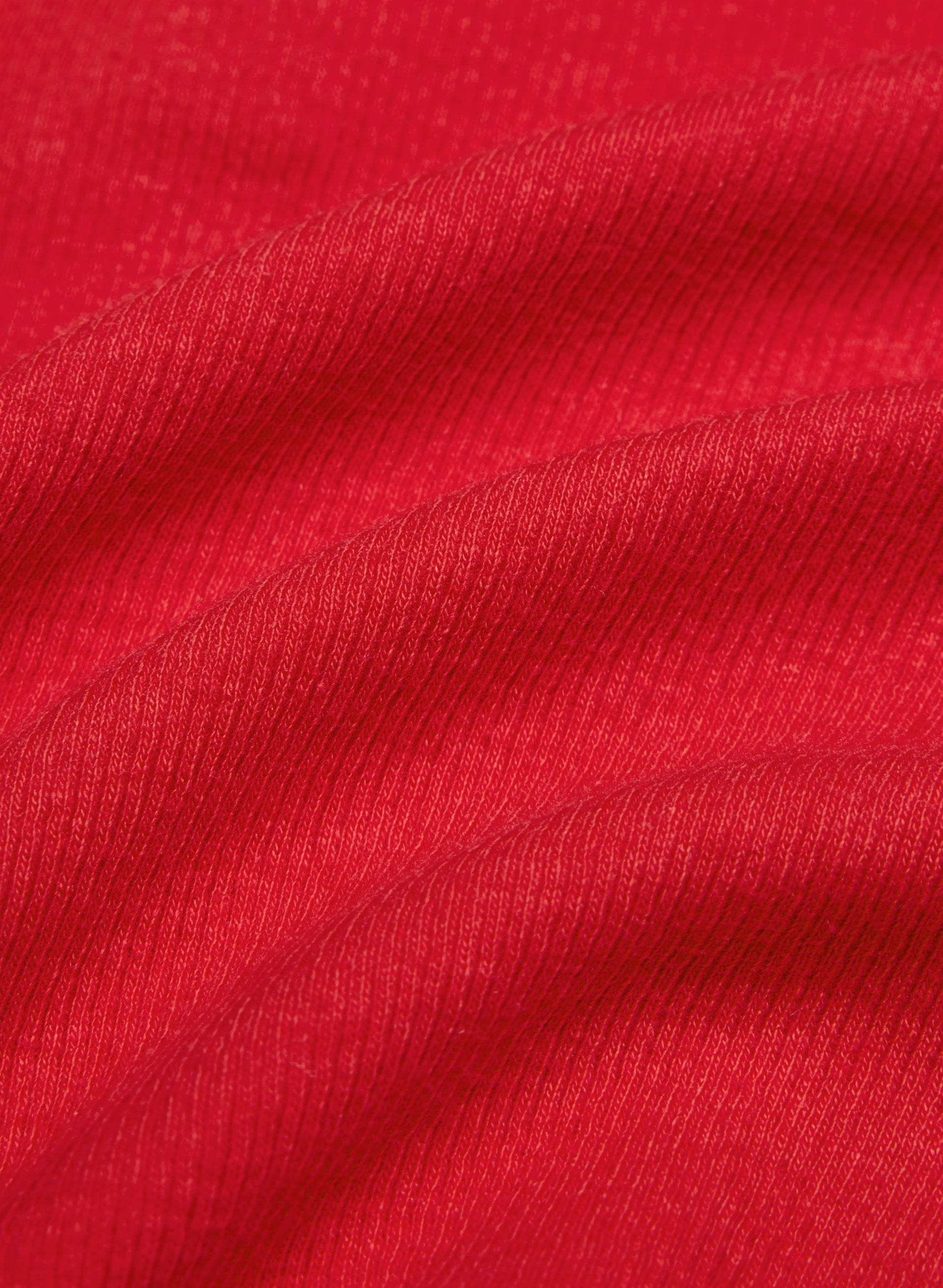 HomeStretch™ Rib Acoustic Henley - FLASHING RED