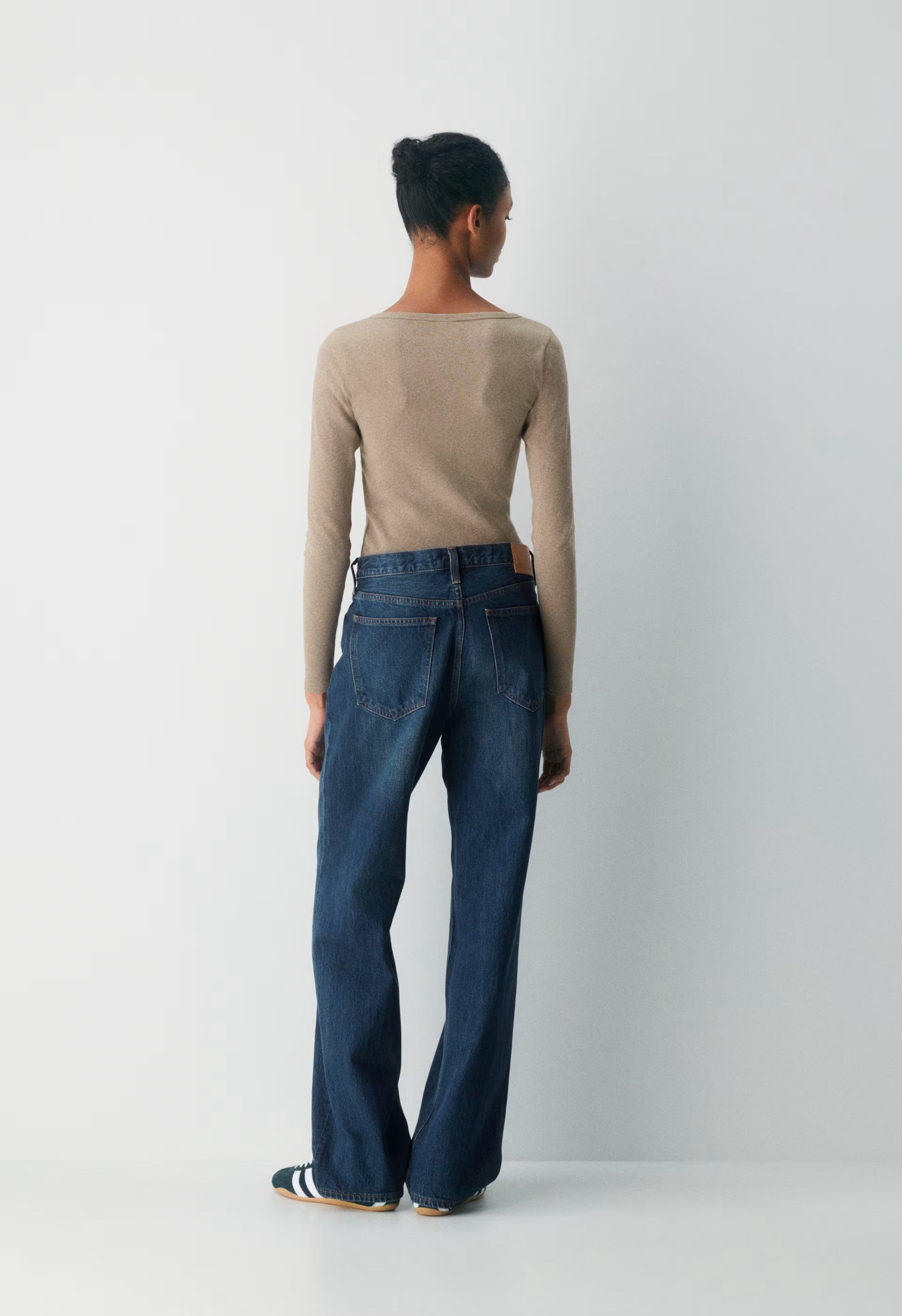 HomeStretch™ Rib Acoustic Henley - HEATHER NOMAD TAUPE