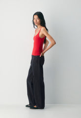 HomeStretch™ Rib Spectrum Cami Tank - FLASHING RED