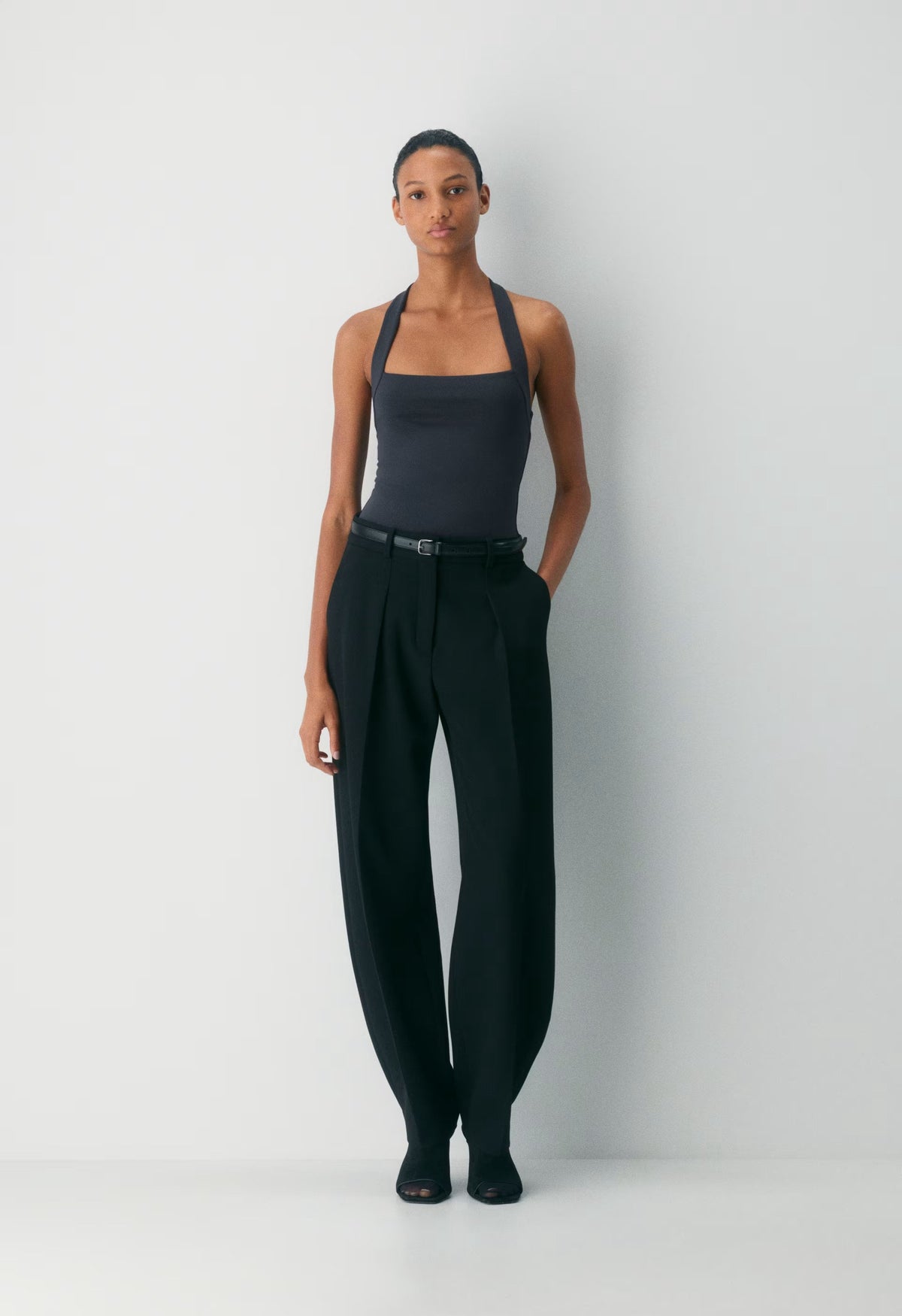 Original Contour Optimum Halter Top - DARK NIGHT NAVY