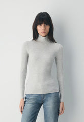 Only Turtleneck - HEATHER CHROME