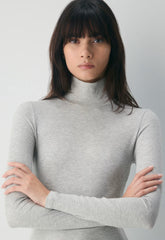 Only Turtleneck - HEATHER CHROME