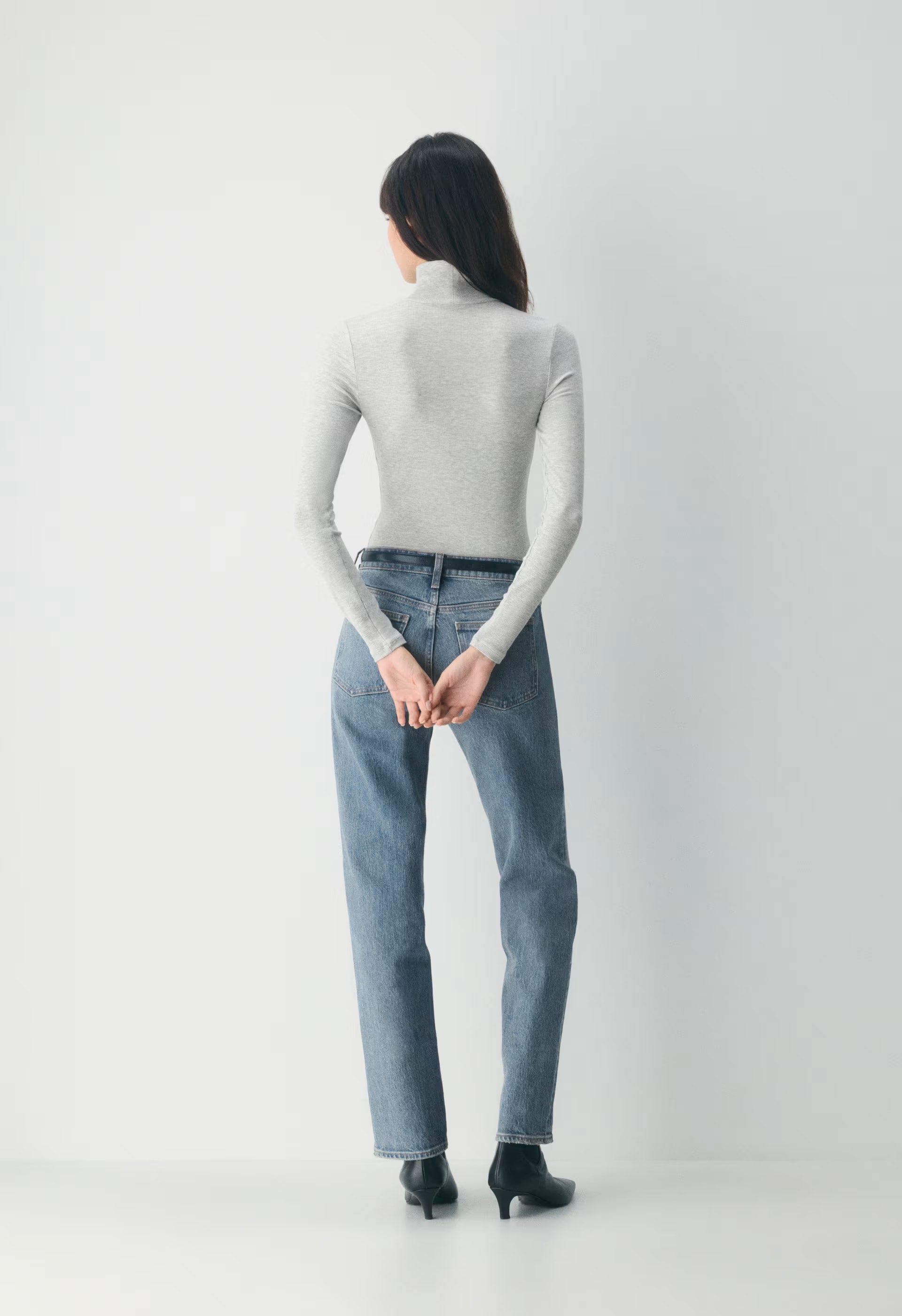 Only Turtleneck - HEATHER CHROME