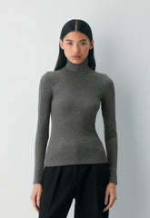 Only Turtleneck - HEATHER CHARCOAL