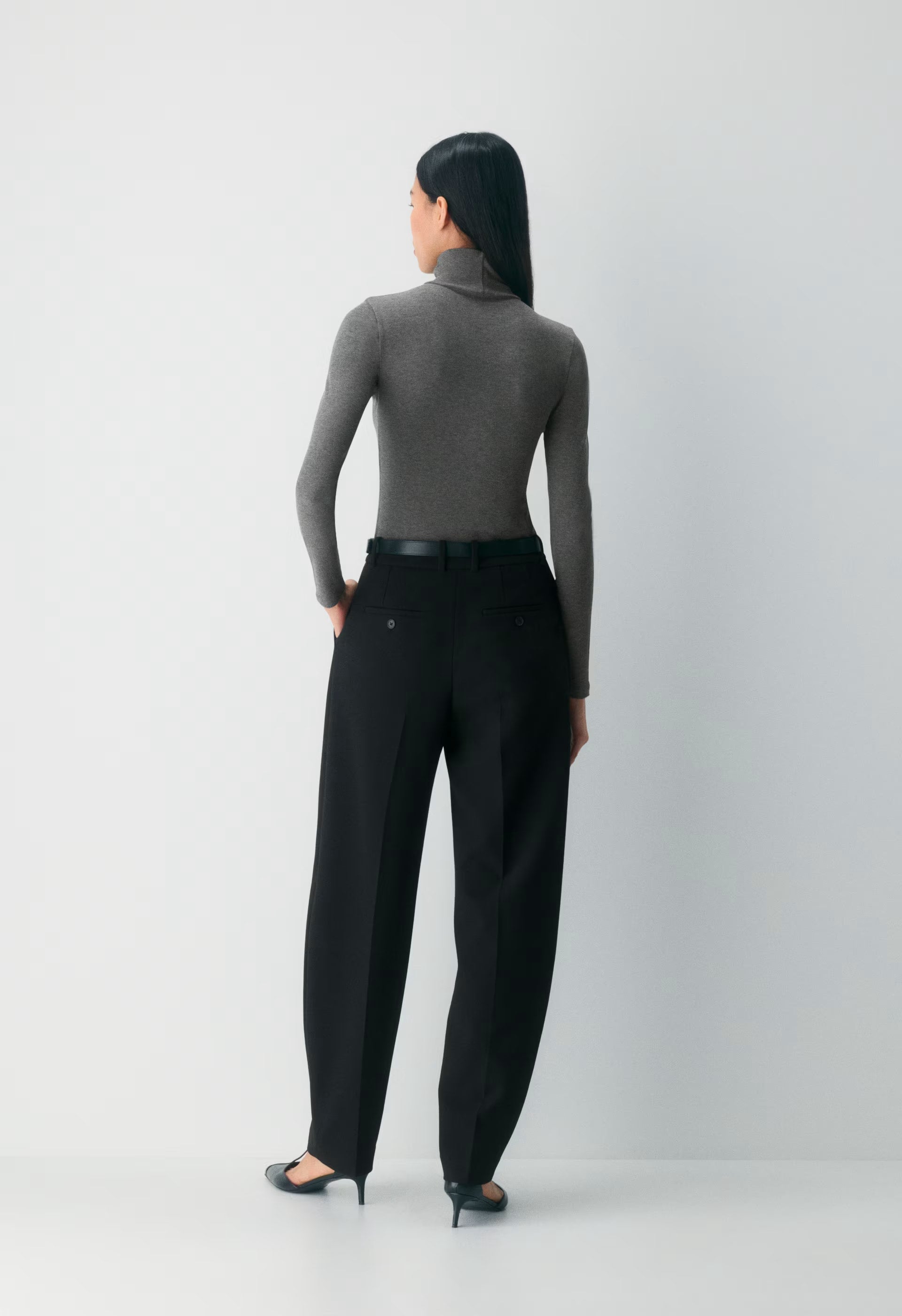 Only Turtleneck - HEATHER CHARCOAL