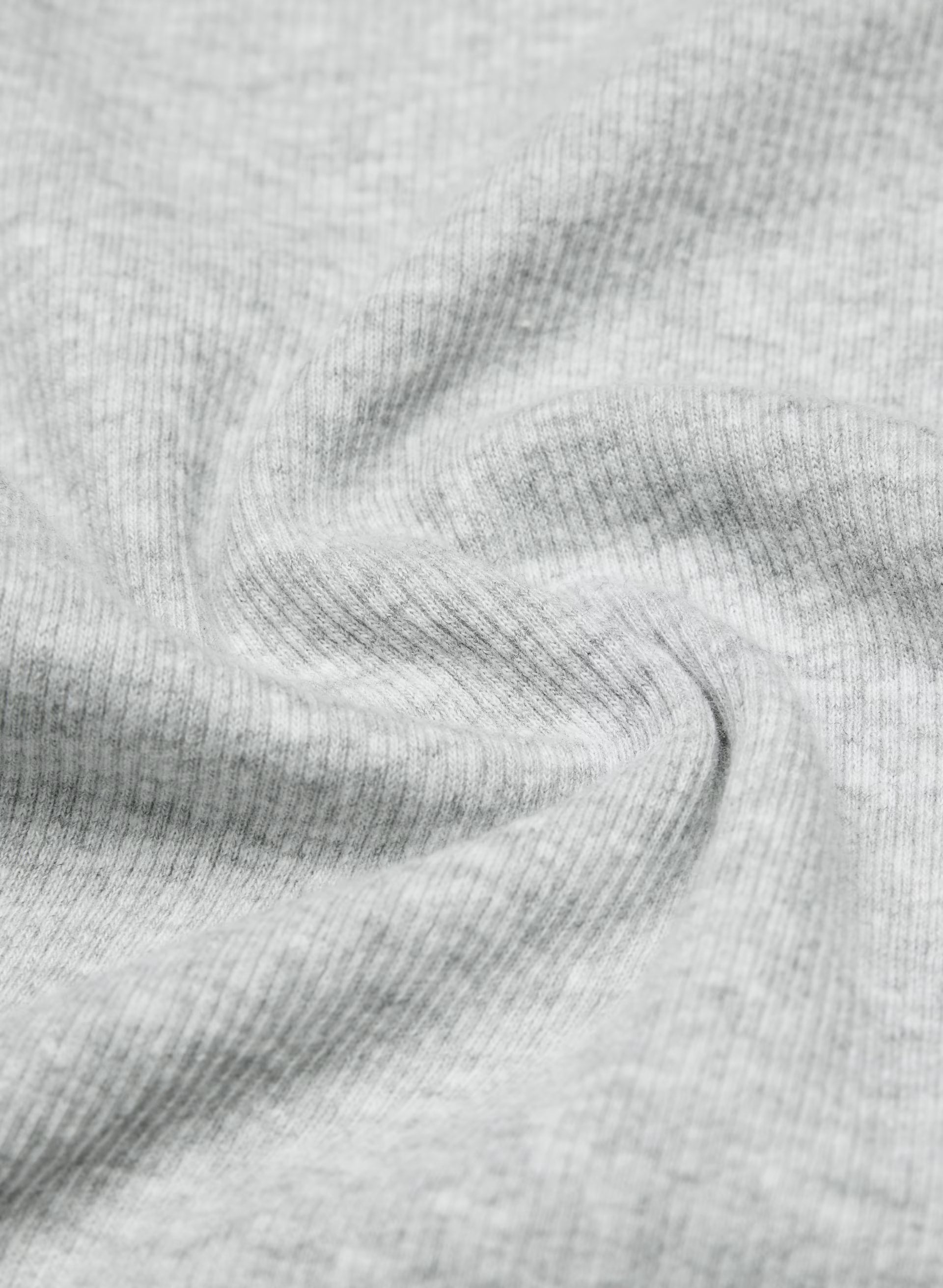 HomeStretch™ Rib Tune Waist T-Shirt - HEATHER CHROME