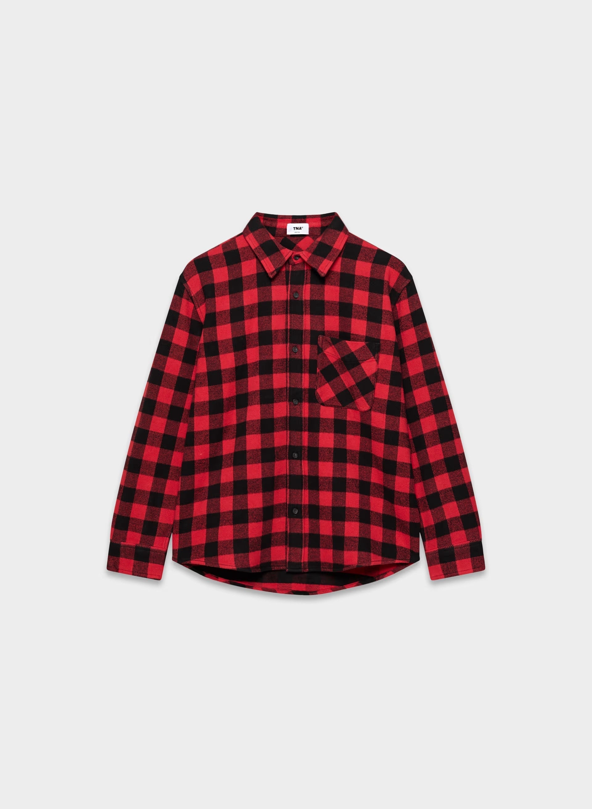 Radcliff Shirt - PLUTO CHK BLK/FLSH RD