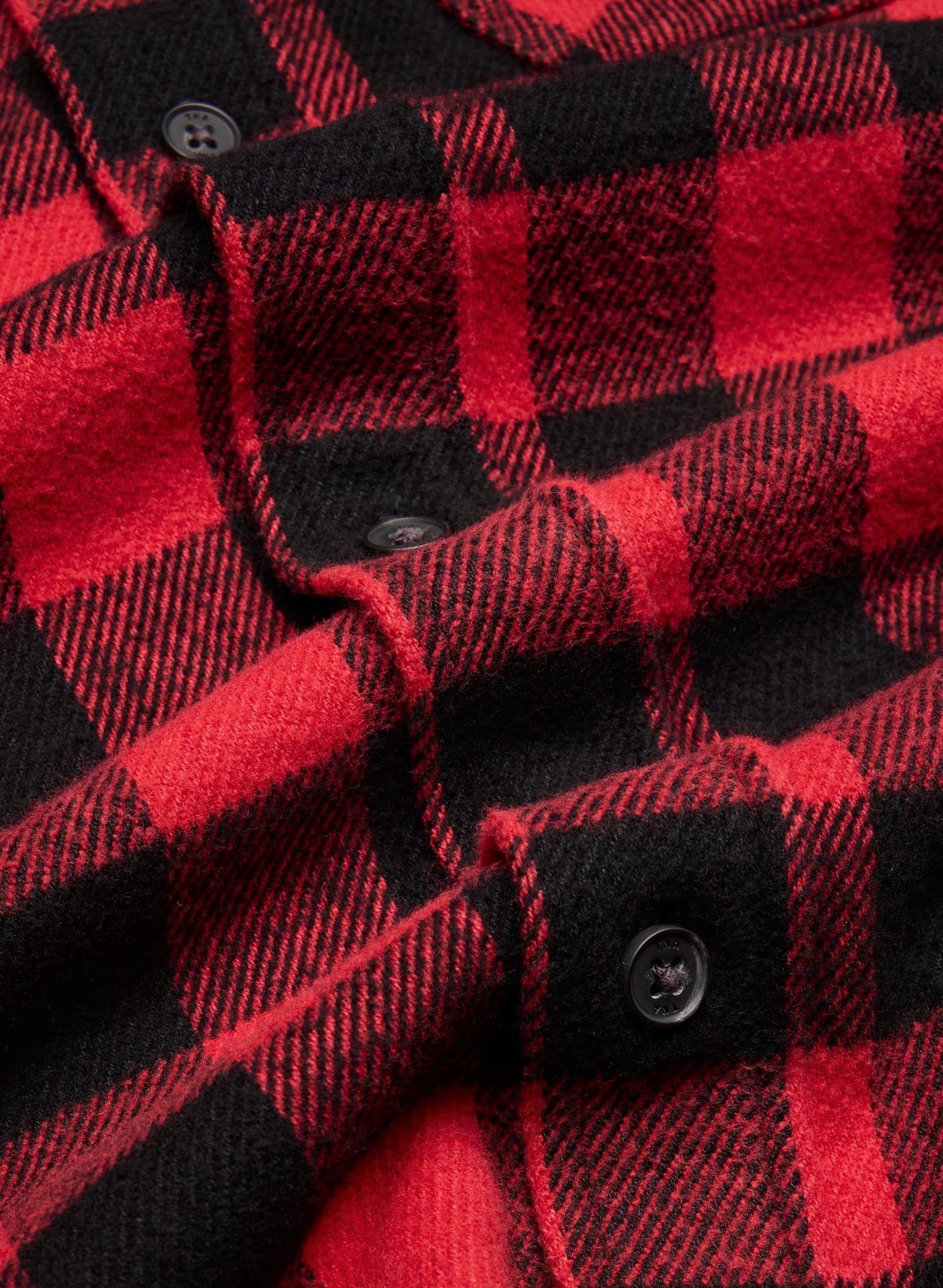 Radcliff Shirt - PLUTO CHK BLK/FLSH RD