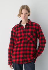 Radcliff Shirt - PLUTO CHK BLK/FLSH RD