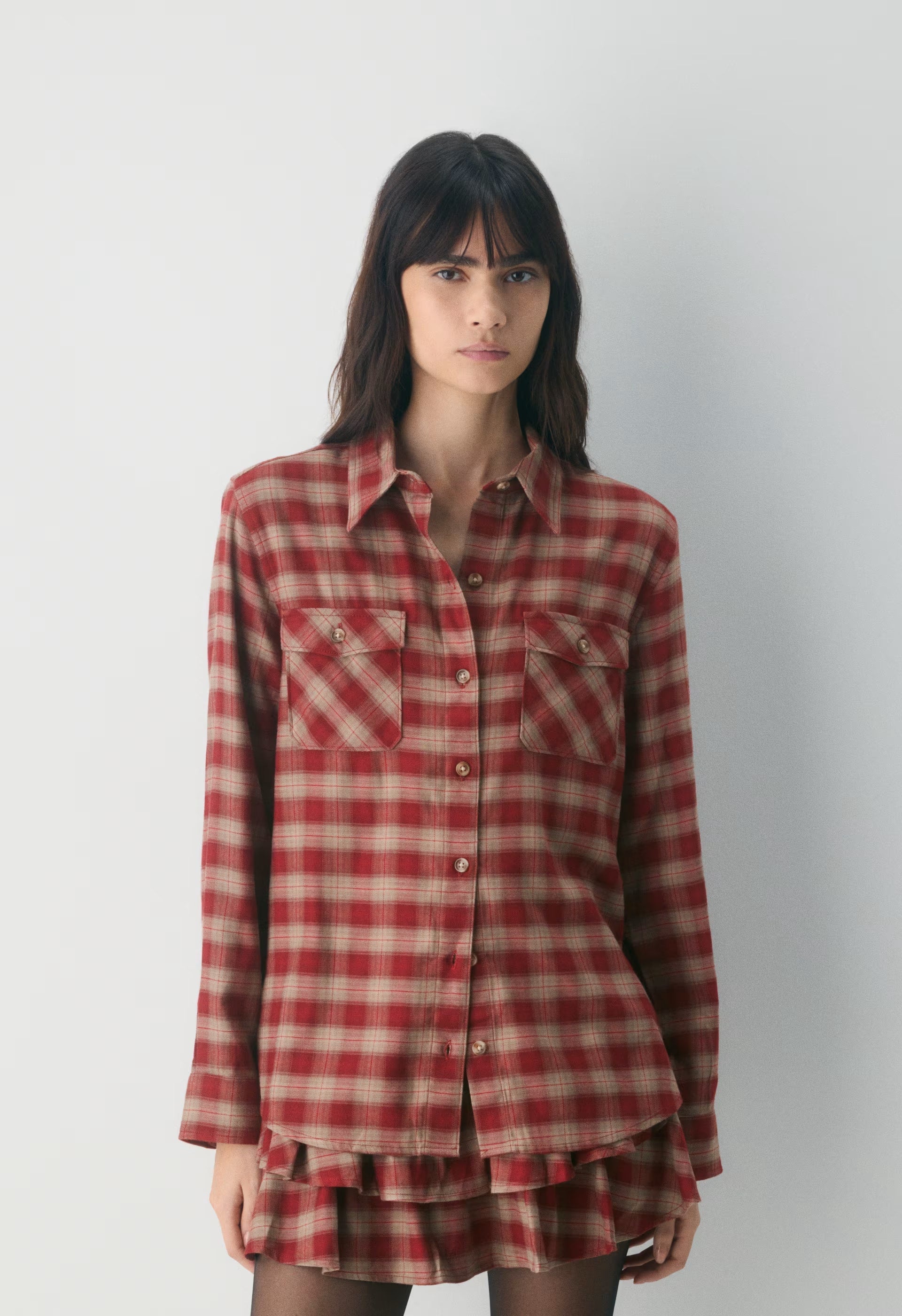 Maple Shirt - ANDERS CHK NM TP/ORN R