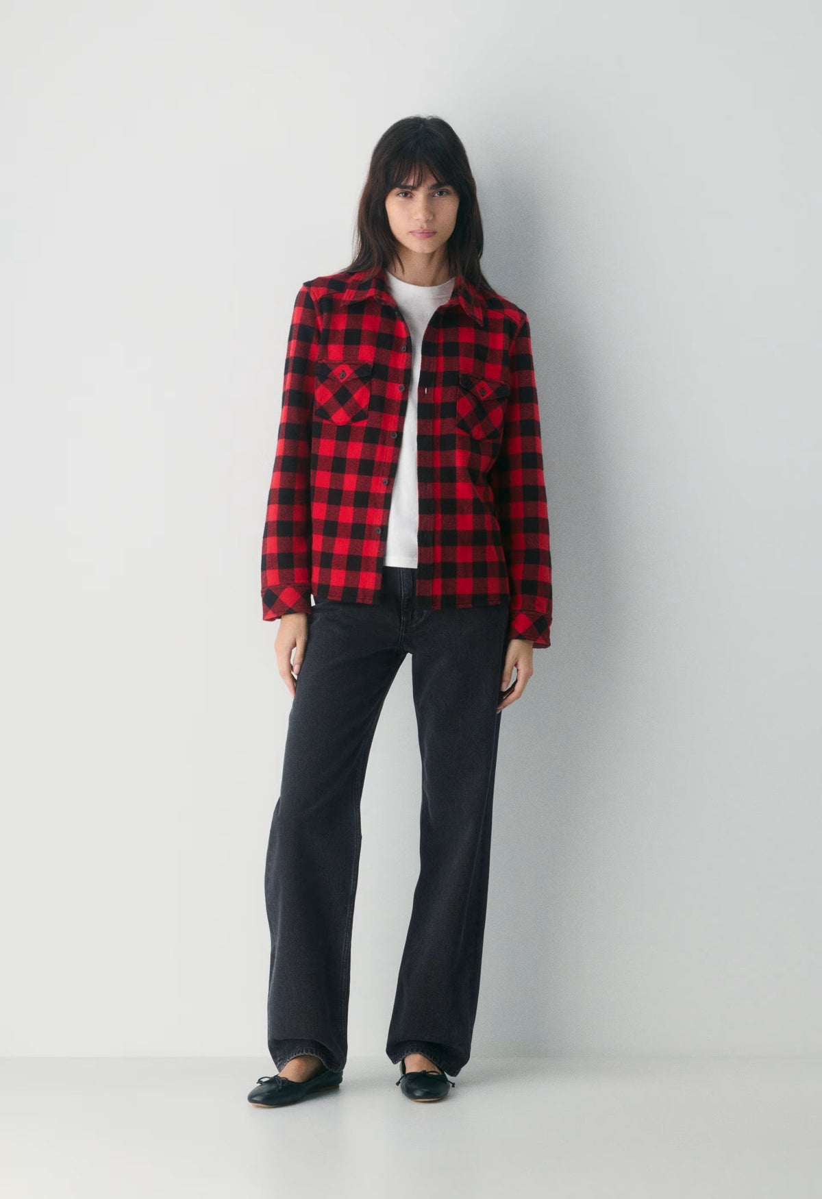 Feedback Shirt - PLUTO CHK BLK/FLSH RD