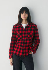 Feedback Shirt - PLUTO CHK BLK/FLSH RD