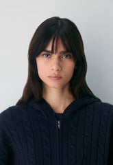 Octavia Zip Hoodie - ADMIRAL
