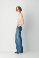 SoftSpoke™ Dear Wrap Sweater - HEATHER LIGHT OATMEAL