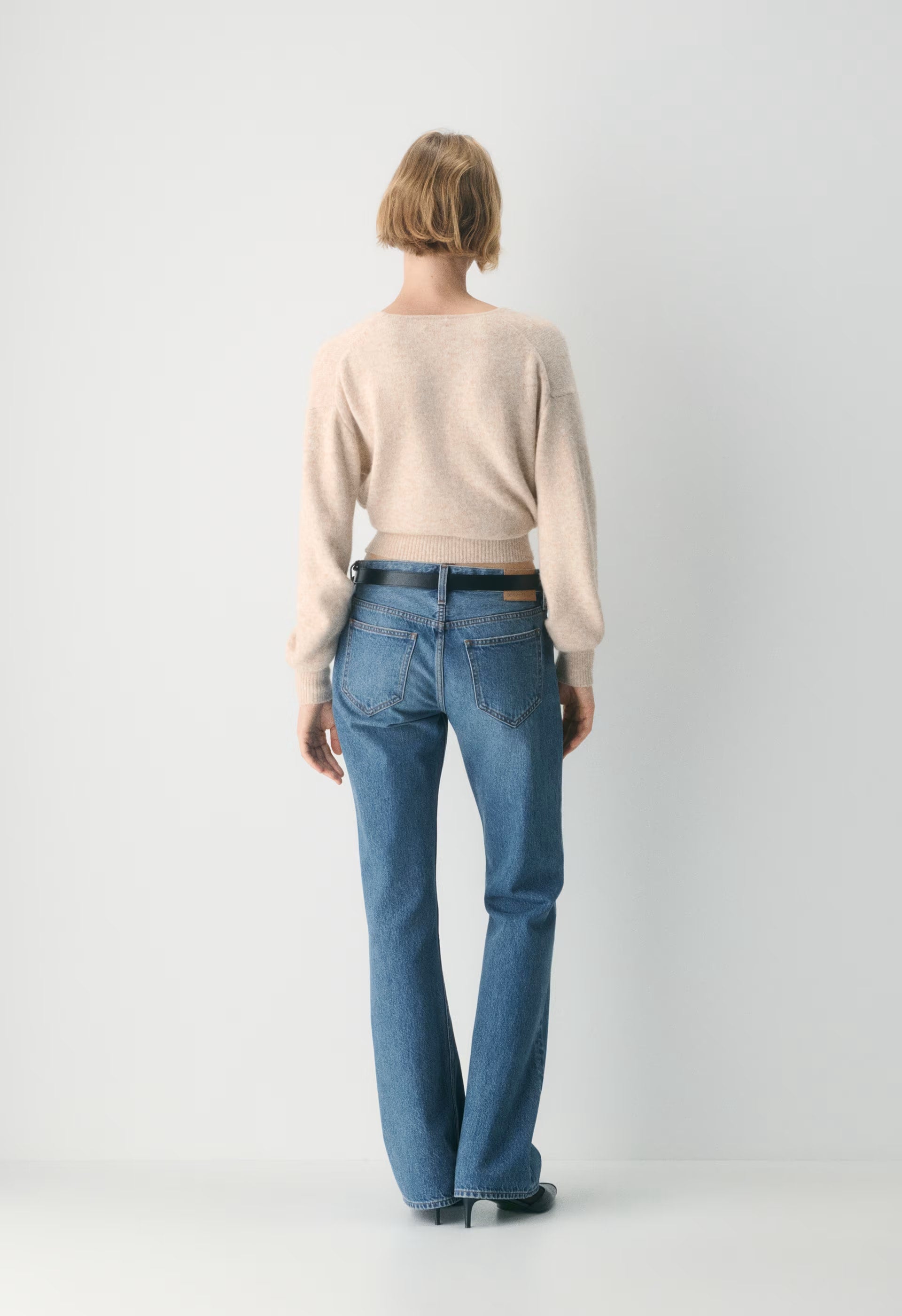SoftSpoke™ Dear Wrap Sweater - HEATHER LIGHT OATMEAL