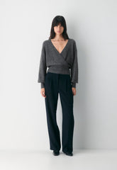 SoftSpoke™ Dear Wrap Sweater - CARDAMON