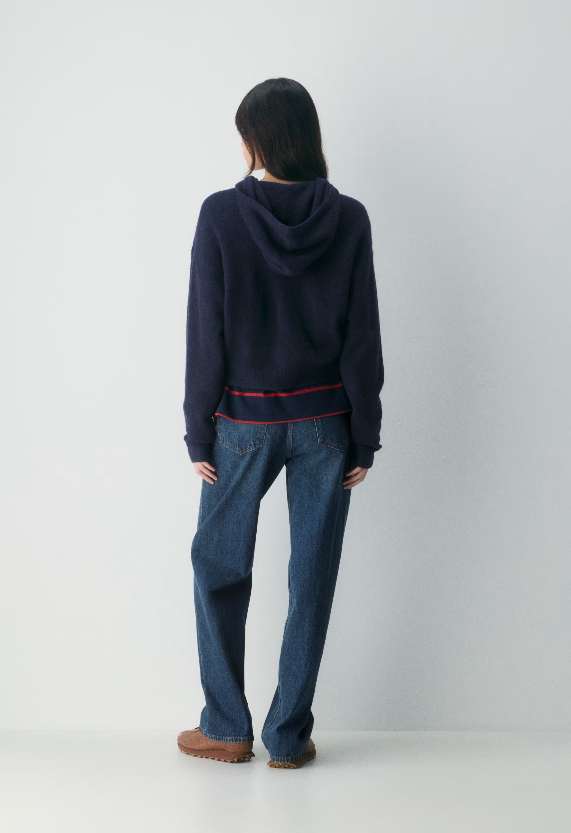 Peyton Zip Hoodie - PURE INDIGO