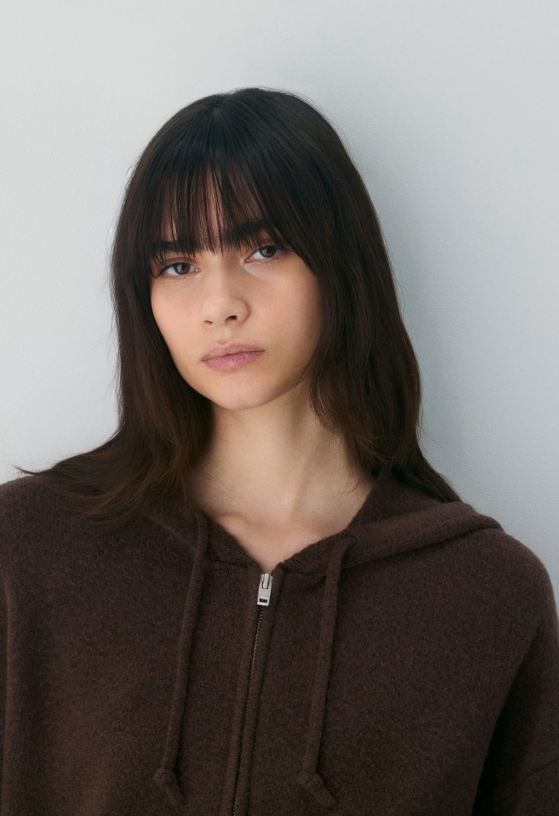 Peyton Zip Hoodie - RICH MOCHA BROWN