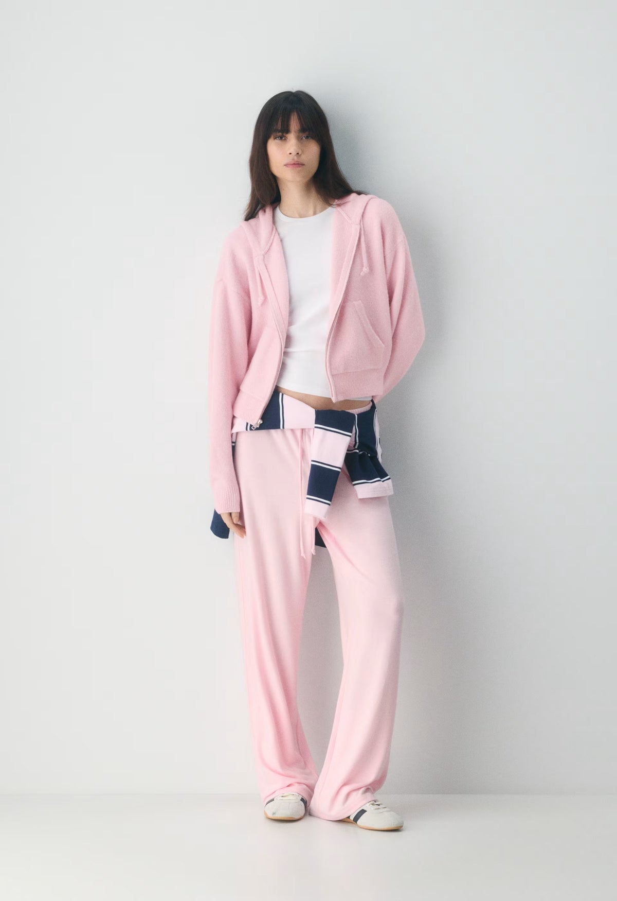 Peyton Zip Hoodie - CUPID PINK