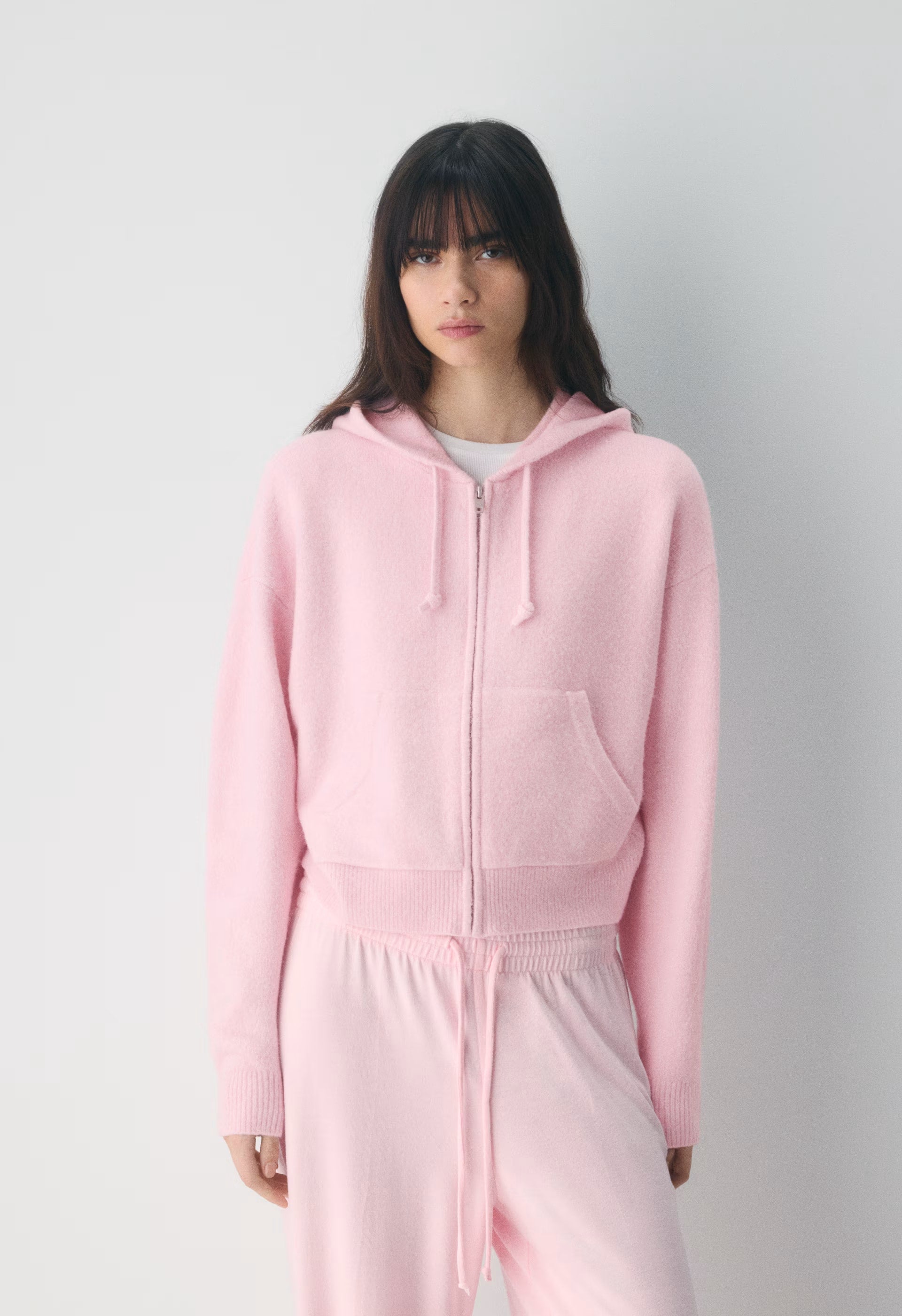 Peyton Zip Hoodie - CUPID PINK