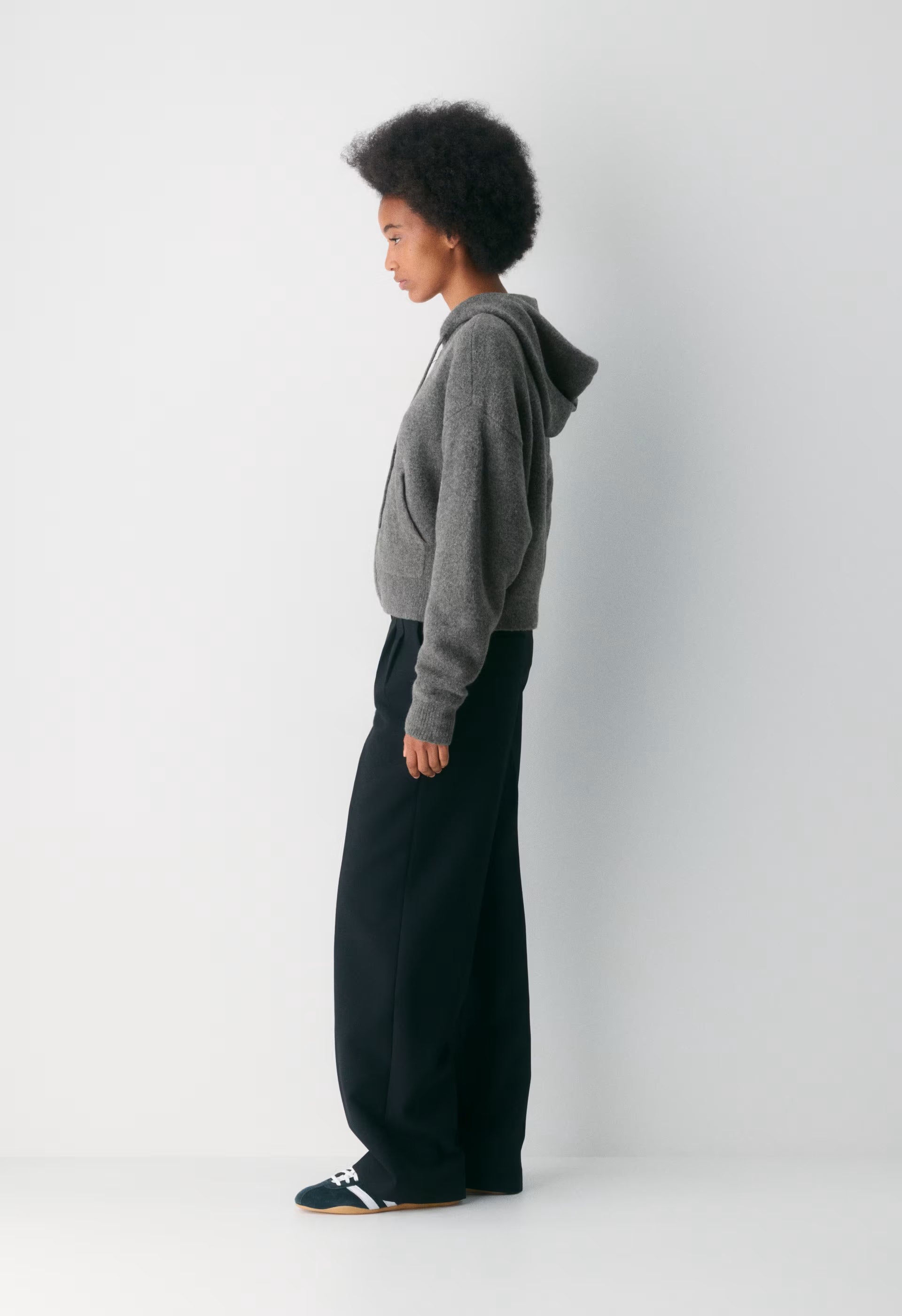 Peyton Zip Hoodie - HEATHER CHARCOAL