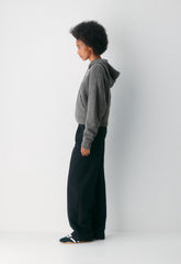 Peyton Zip Hoodie - HEATHER CHARCOAL