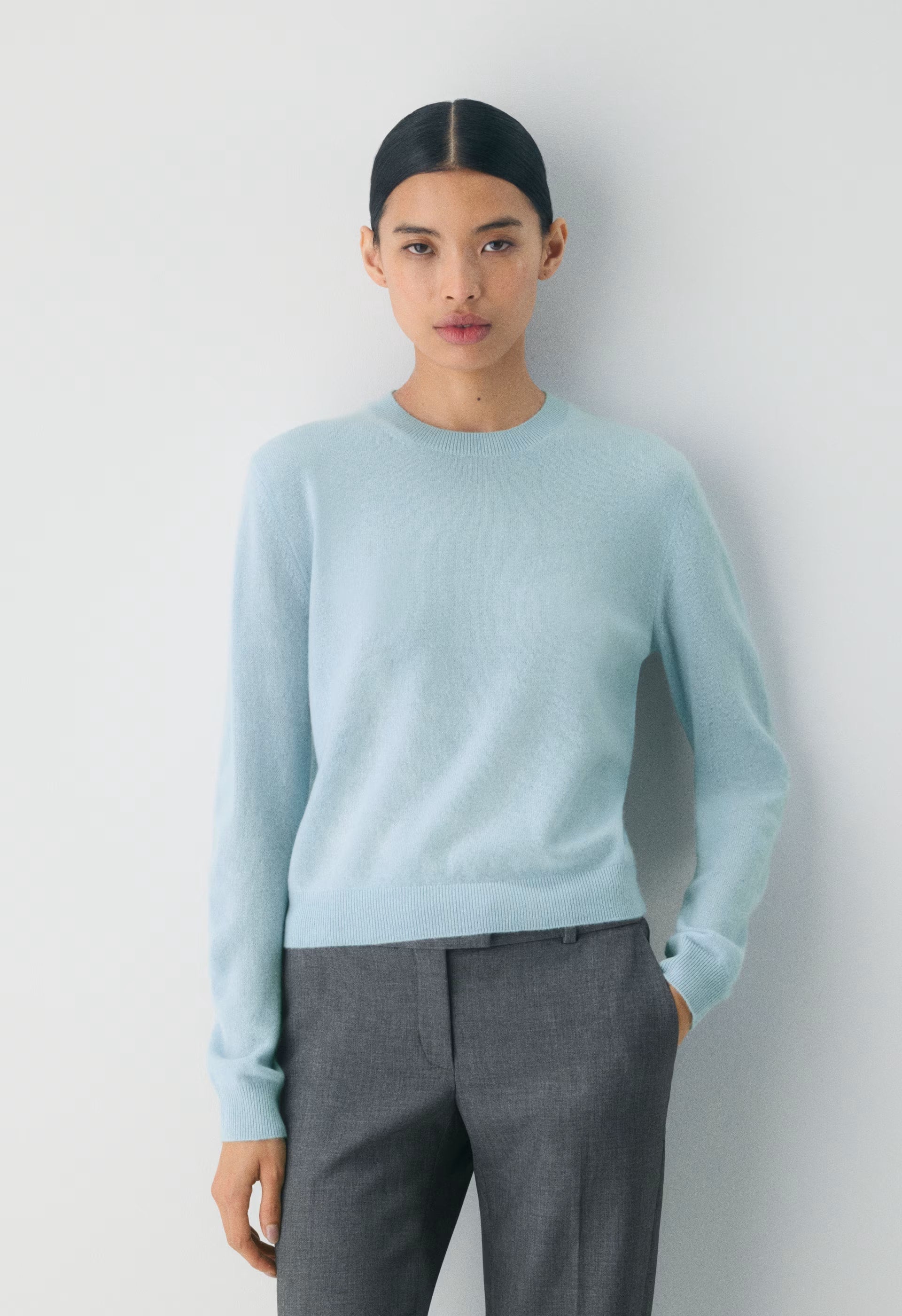 Bare Cashmere Bloor Sweater - DEW BLUE