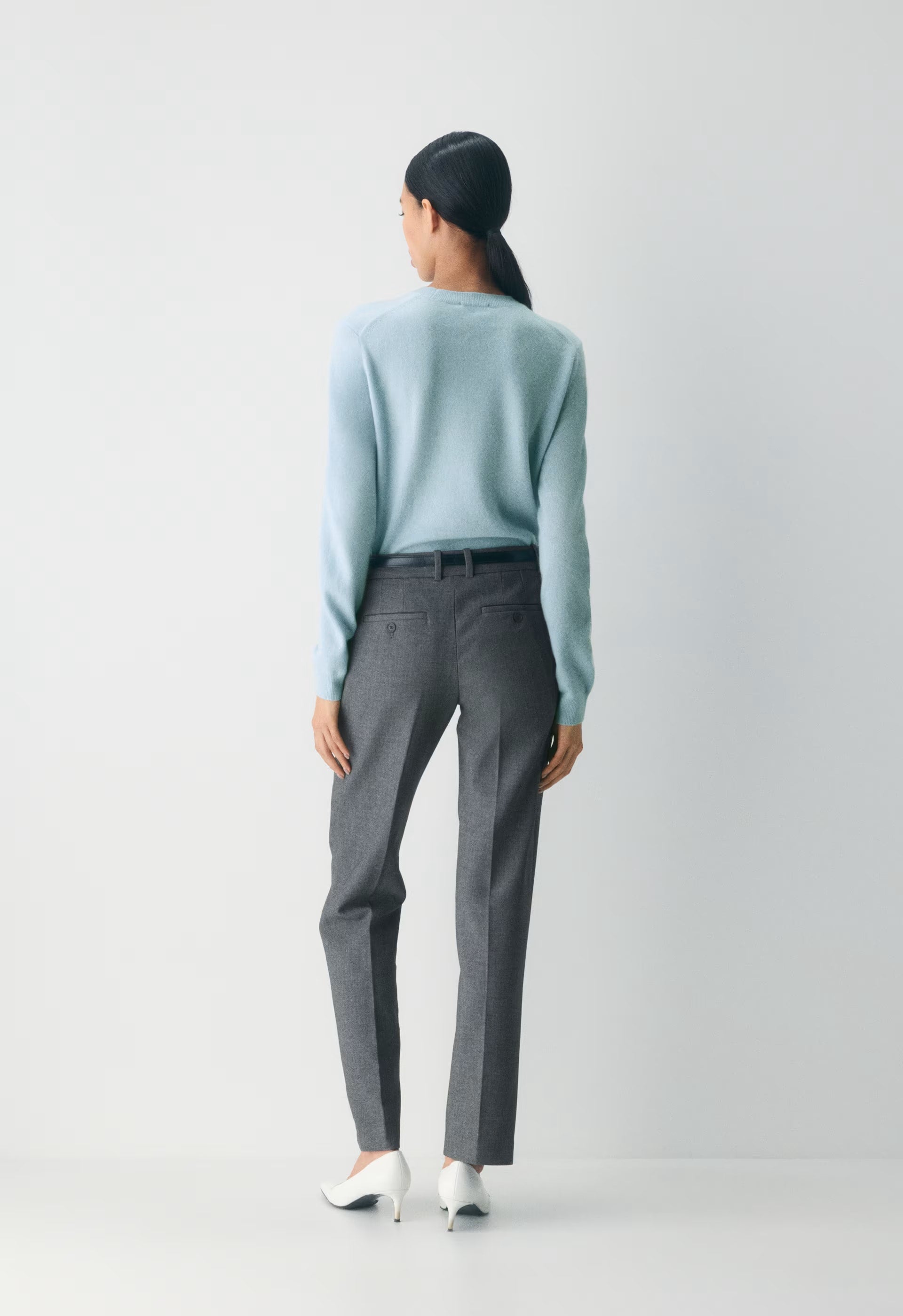 Bare Cashmere Bloor Sweater - DEW BLUE
