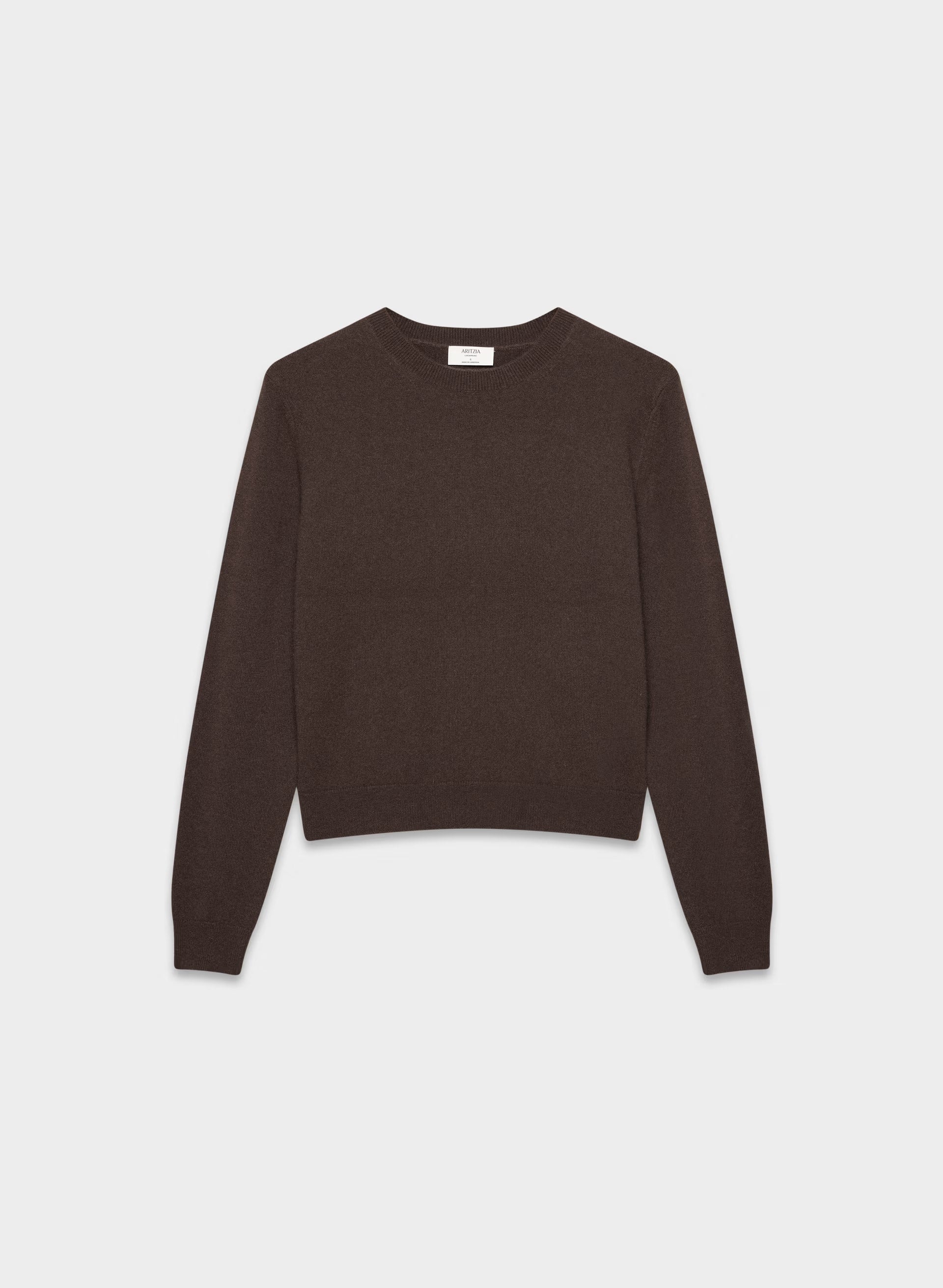 Bare Cashmere Bloor Sweater - RICH MOCHA BROWN
