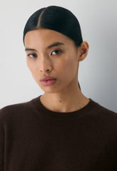 Bare Cashmere Bloor Sweater - RICH MOCHA BROWN