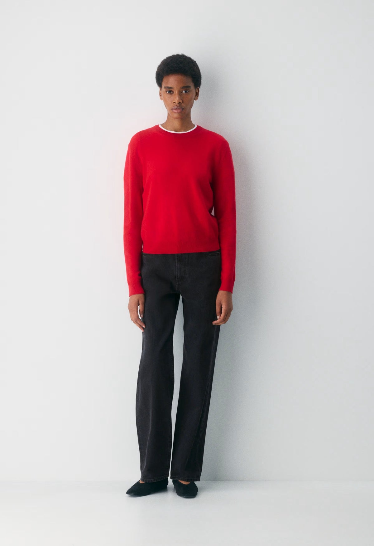Bare Cashmere Bloor Sweater - FLASHING RED
