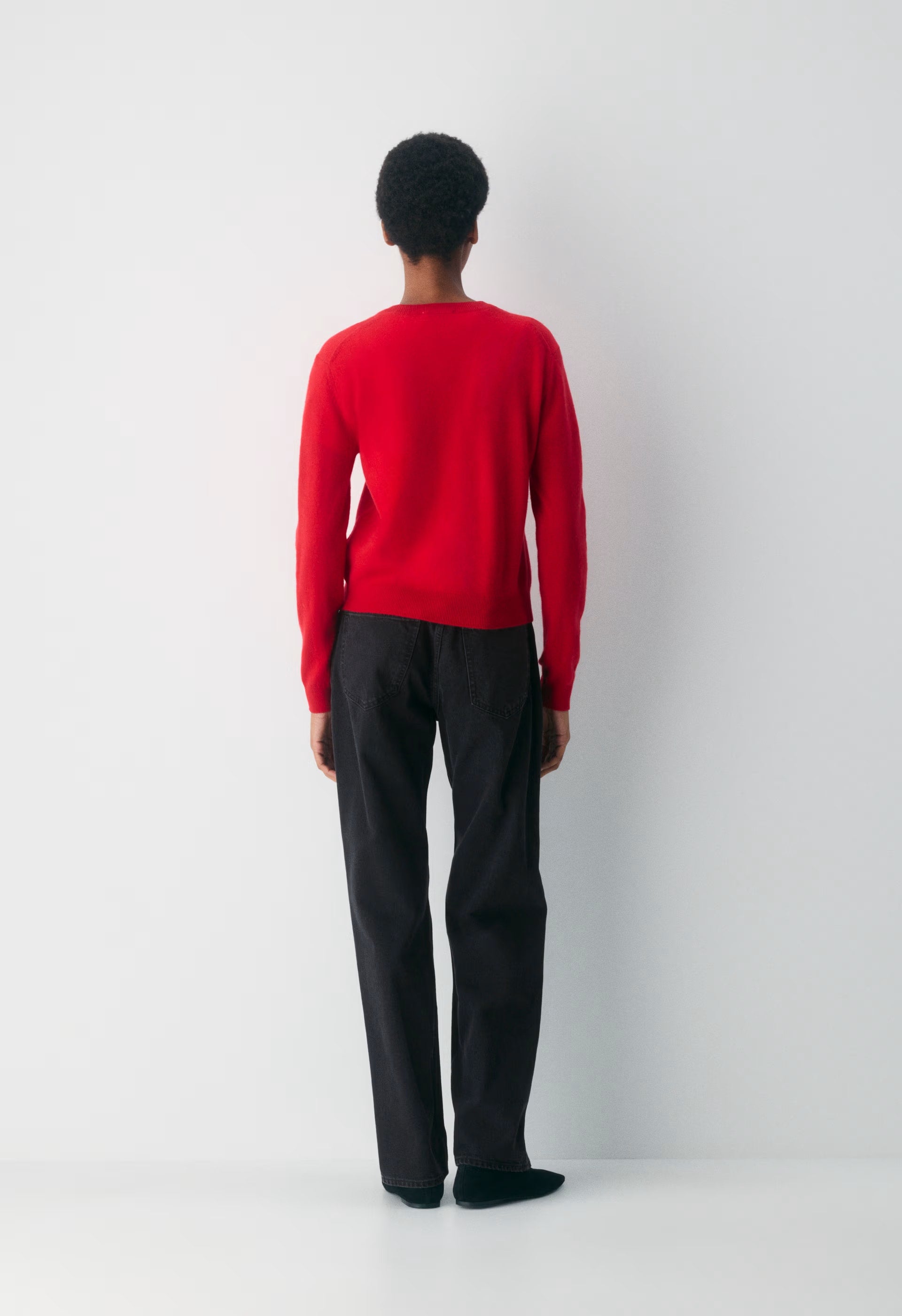 Bare Cashmere Bloor Sweater - FLASHING RED