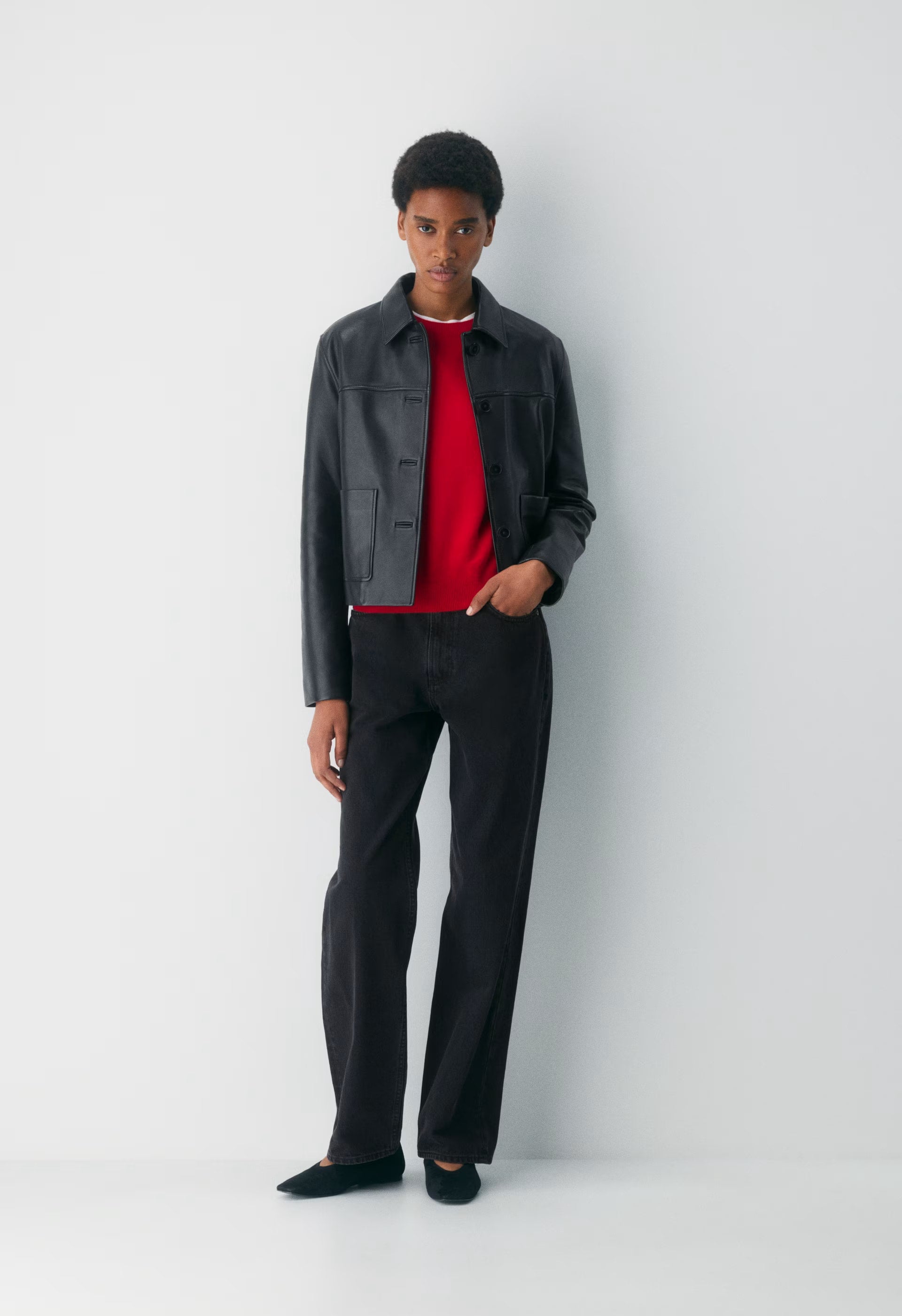 Bare Cashmere Bloor Sweater - FLASHING RED