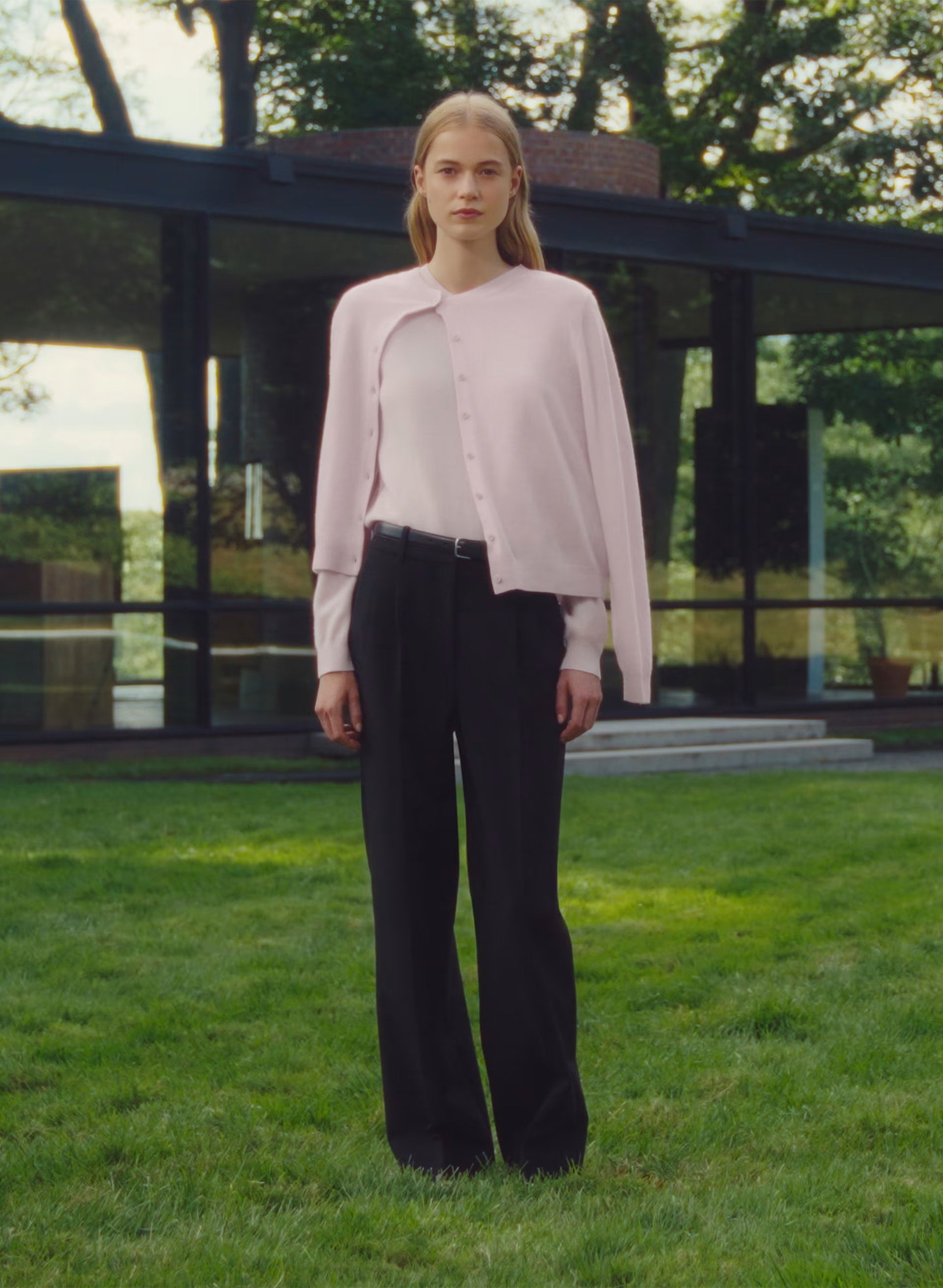 Bare Cashmere Bloor Sweater - MAGNOLIA