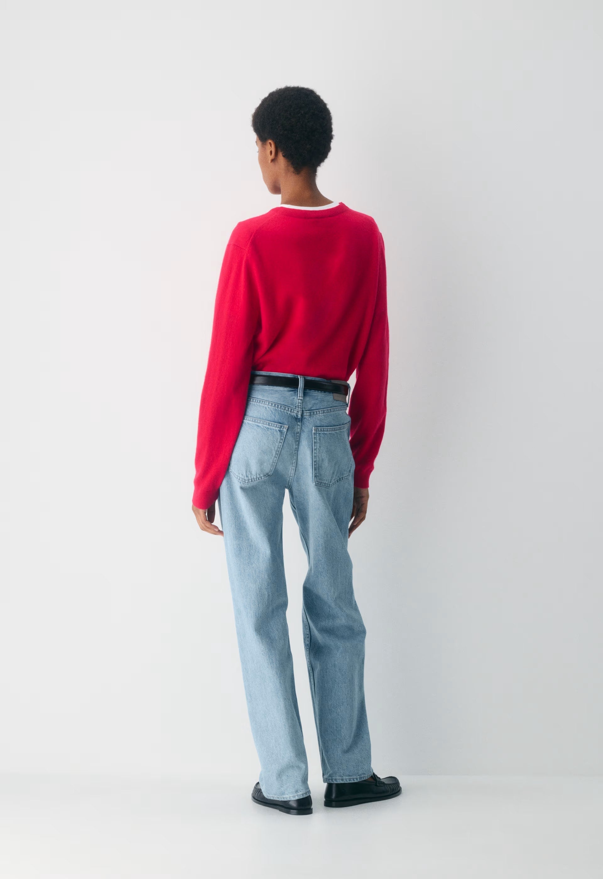 Bare Cashmere Noteworthy Cardigan - FLASHING RED