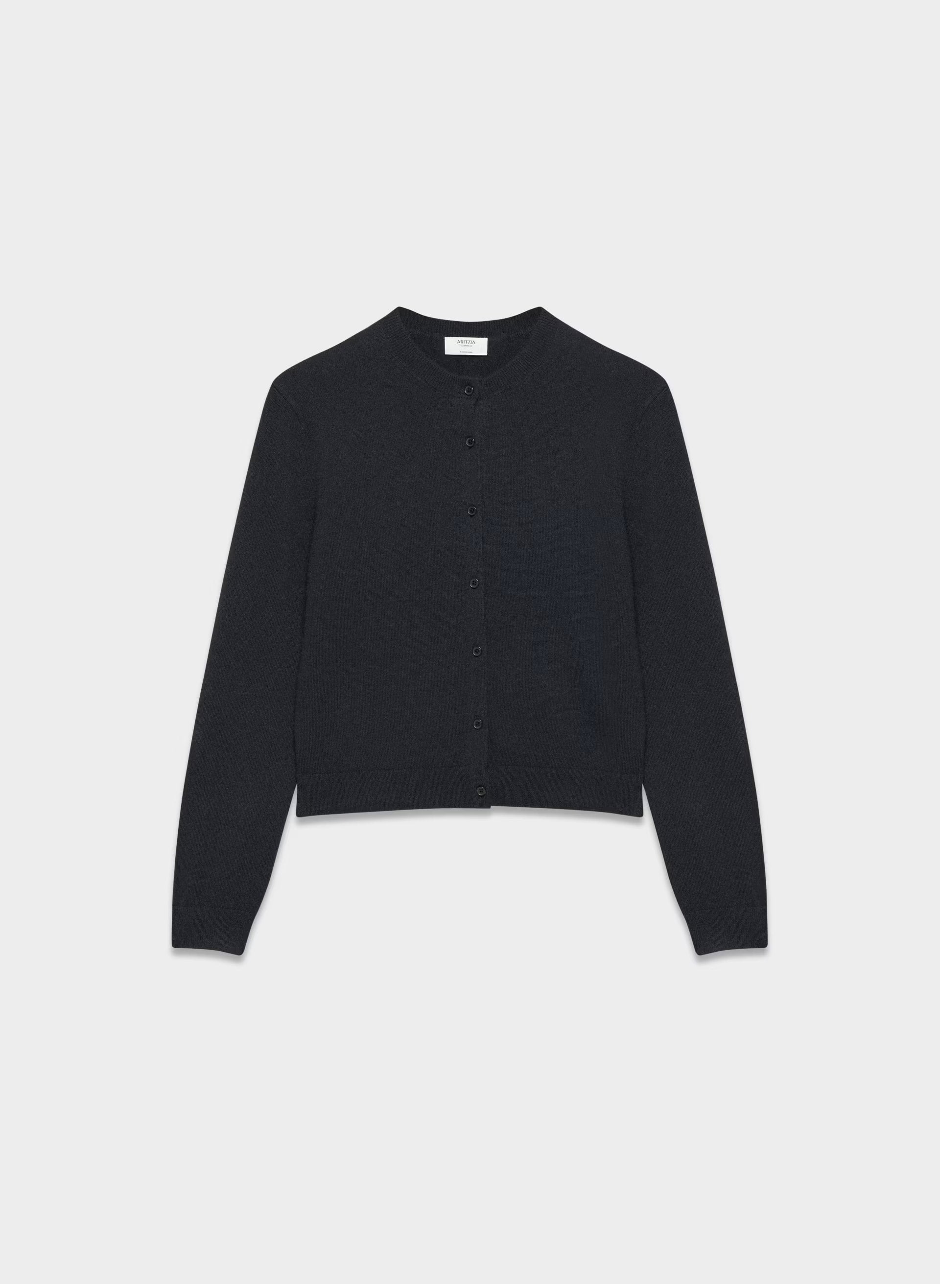 Bare Cashmere Noteworthy Cardigan - DARK NIGHT NAVY
