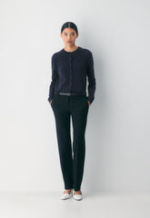 Bare Cashmere Noteworthy Cardigan - DARK NIGHT NAVY