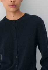 Bare Cashmere Noteworthy Cardigan - DARK NIGHT NAVY
