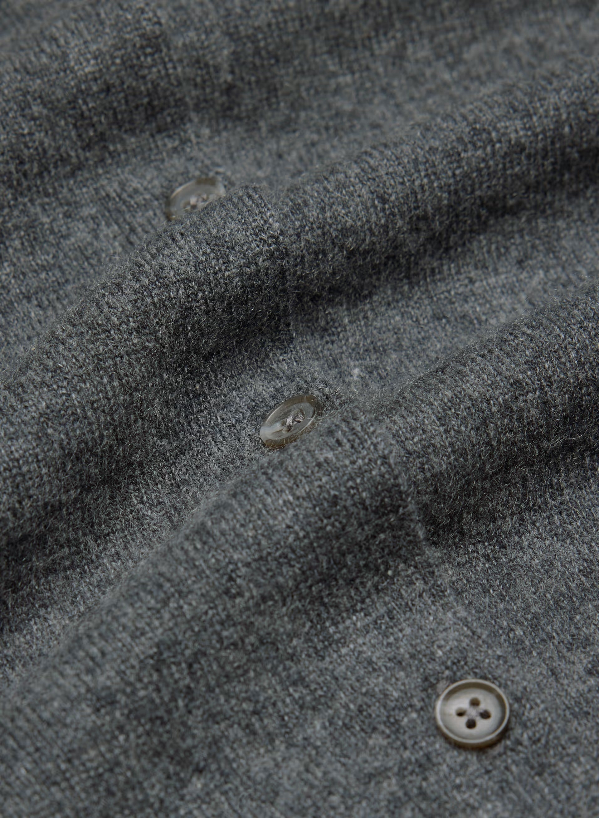 Bare Cashmere Noteworthy Cardigan - HEATHER CHARCOAL