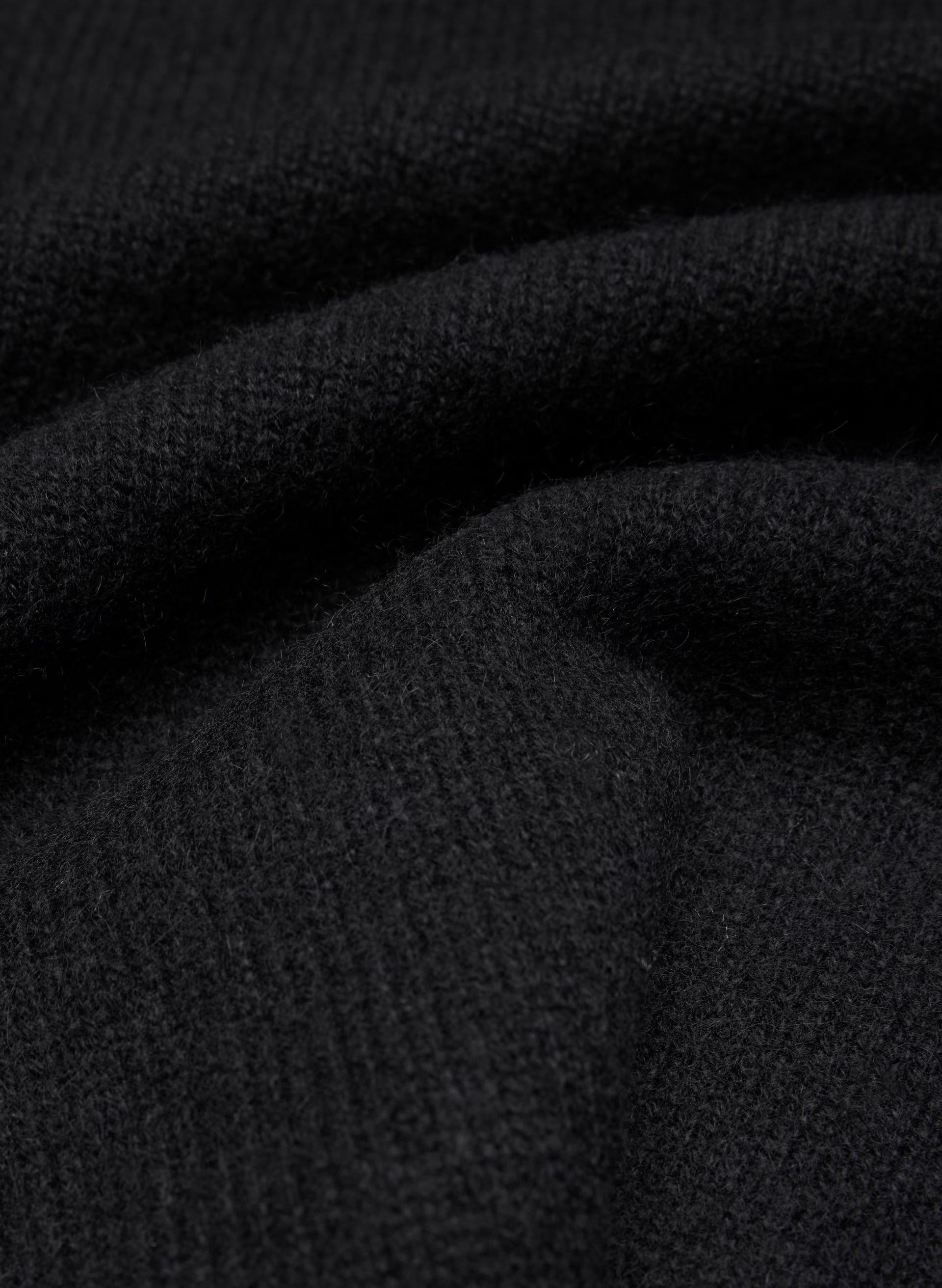 Essential Cashmere Context Sweater - BLACK
