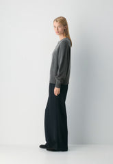 Essential Cashmere Context Sweater - HEATHER CHARCOAL