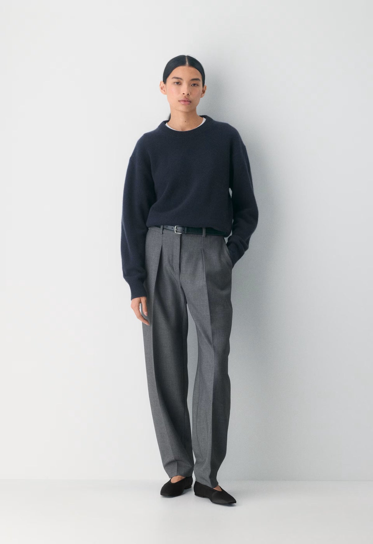 Essential Cashmere Relic Sweater - DARK NIGHT NAVY