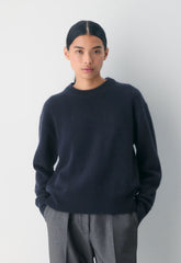 Essential Cashmere Relic Sweater - DARK NIGHT NAVY