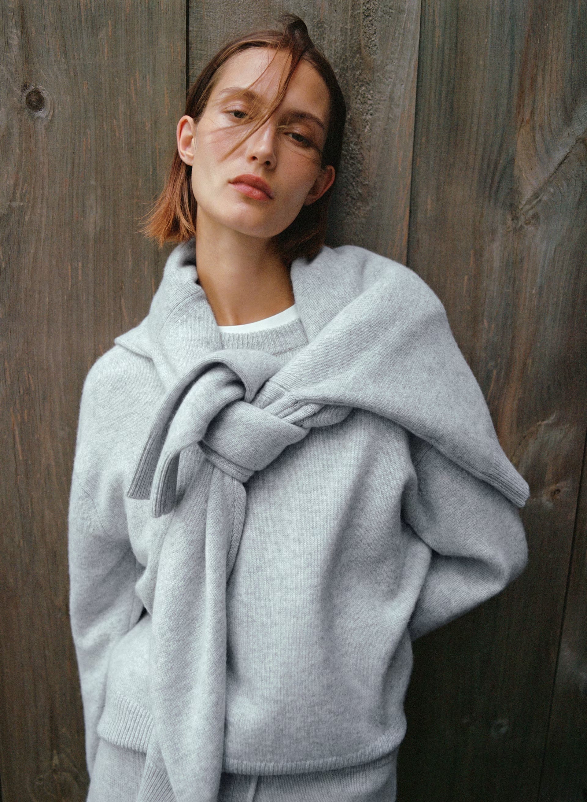 Essential Cashmere Relic Sweater - HEATHER CHROME