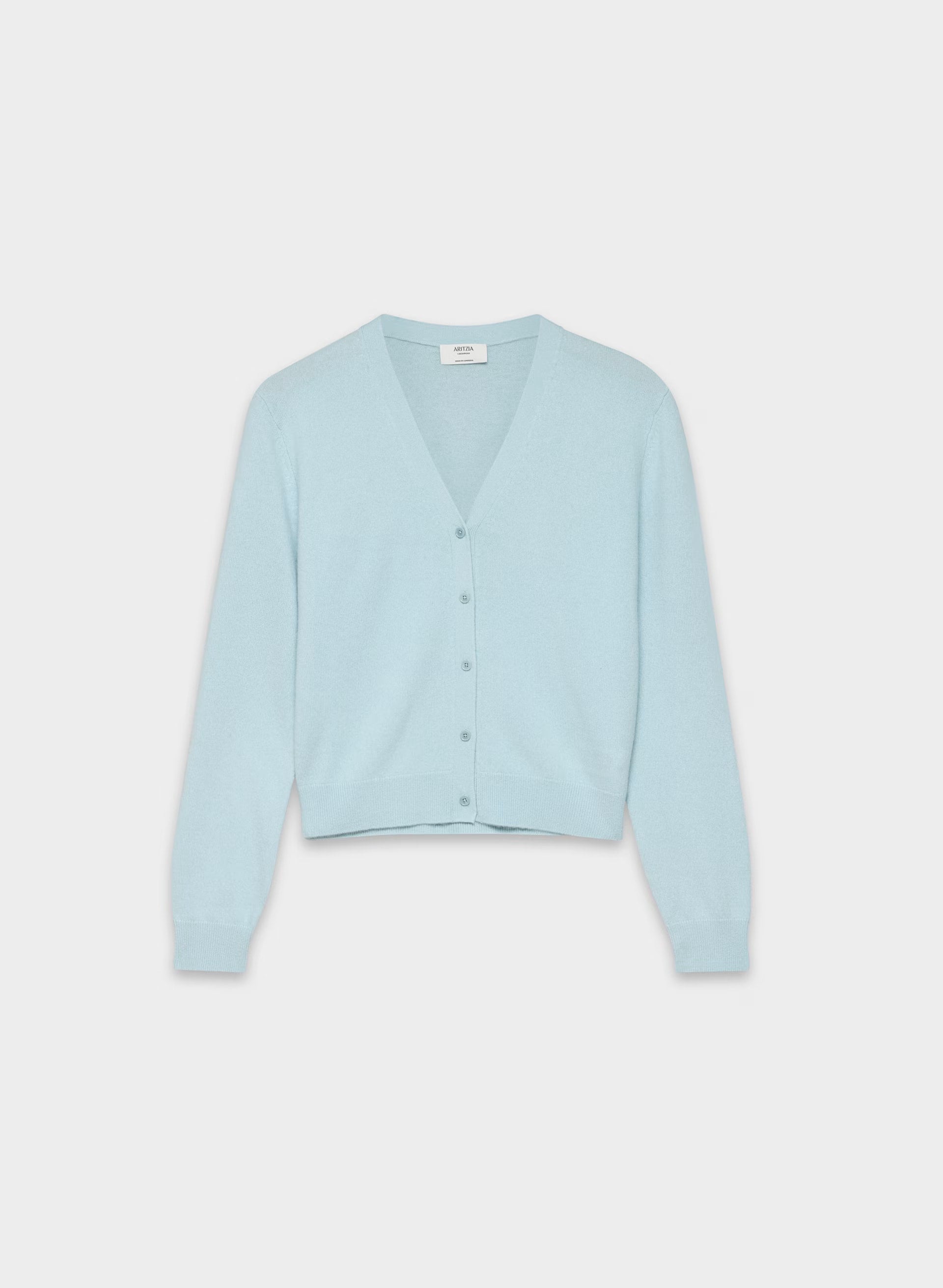 Bare Cashmere Laureate Cardigan - DEW BLUE