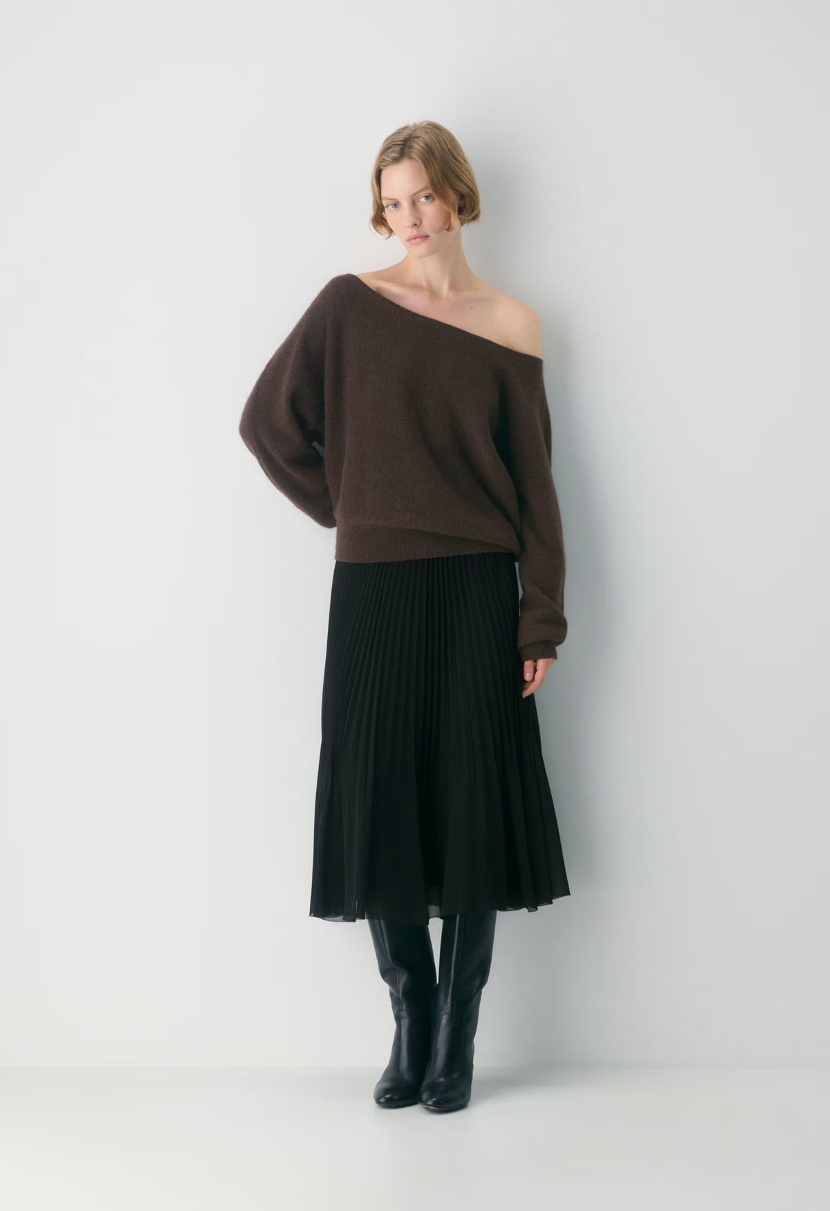 SoftSpoke™ Rhoda Sweater - RICH MOCHA BROWN